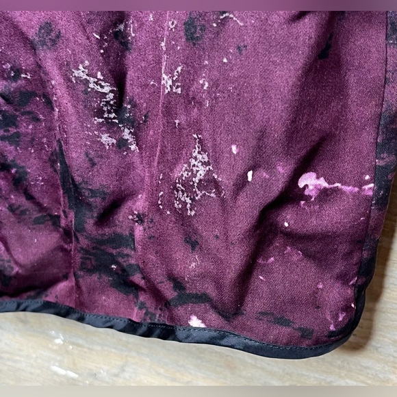 Rag & Bone Leonard Purple Galaxy Silk  Dress with Pockets - Picture 6 of 10